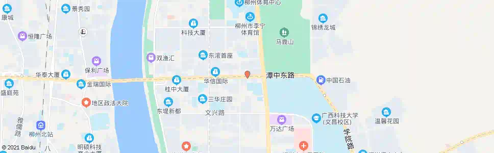 柳州谭中西路口_公交站地图_柳州公交_妙搜公交查询2025