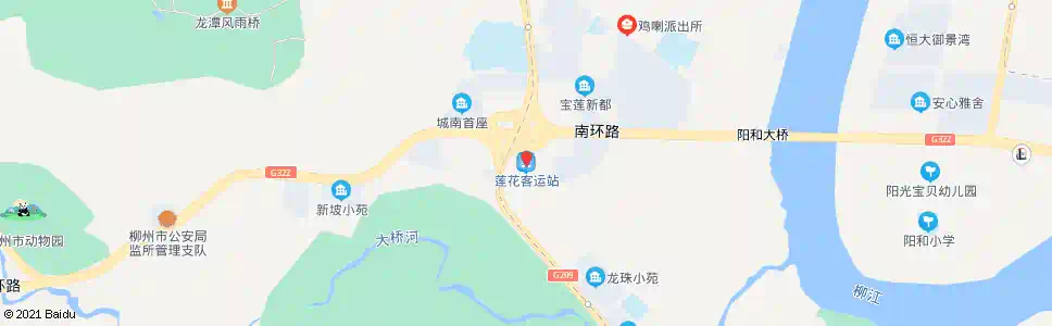 柳州莲花客运站_公交站地图_柳州公交_妙搜公交查询2025