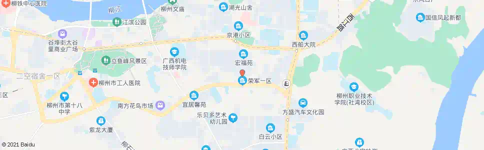 柳州前进农贸市场_公交站地图_柳州公交_妙搜公交查询2025