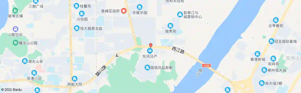 柳州国信凤起新都东_公交站地图_柳州公交_妙搜公交查询2025