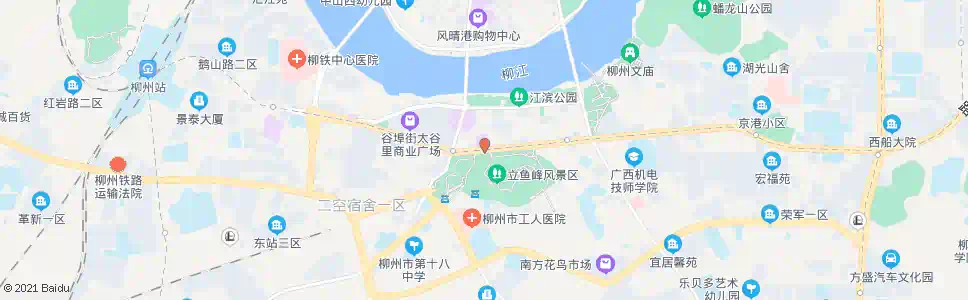 柳州屏山大道西_公交站地图_柳州公交_妙搜公交查询2025