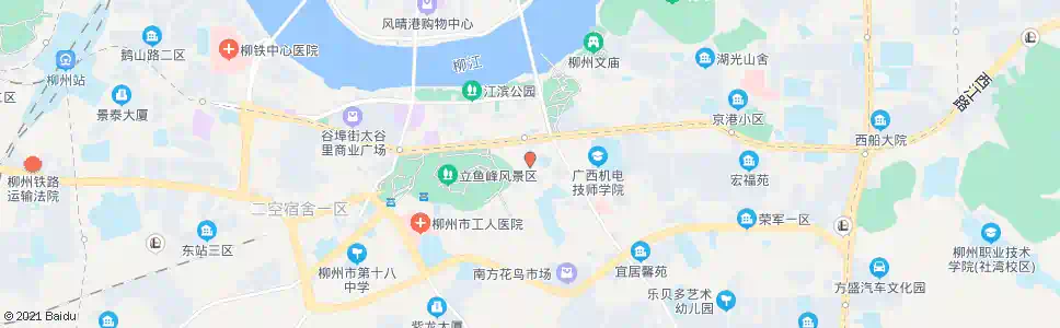 柳州荣军岩村路口_公交站地图_柳州公交_妙搜公交查询2025