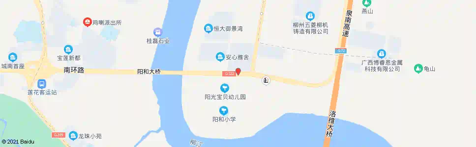 柳州阳和支一路_公交站地图_柳州公交_妙搜公交查询2025