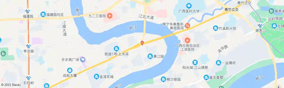 南宁竹溪白沙路口_公交站地图_南宁公交_妙搜公交查询2025