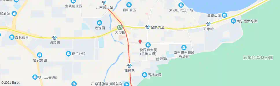 南宁德政银海路口_公交站地图_南宁公交_妙搜公交查询2025