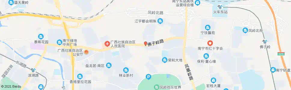南宁翠竹佛子岭路口_公交站地图_南宁公交_妙搜公交查询2025