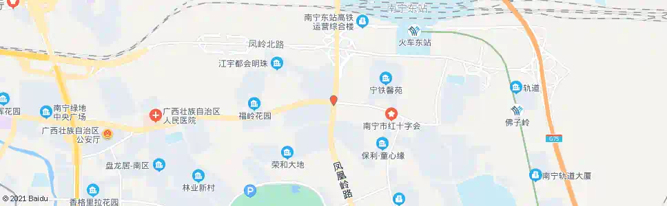 南宁凤凰岭佛子岭路口_公交站地图_南宁公交_妙搜公交查询2025