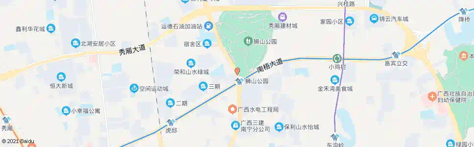 南宁邕武明秀路口_公交站地图_南宁公交_妙搜公交查询2025