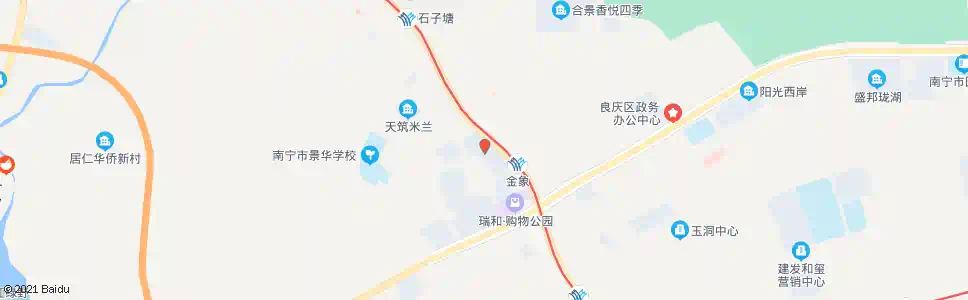 南宁金地花园_公交站地图_南宁公交_妙搜公交查询2025