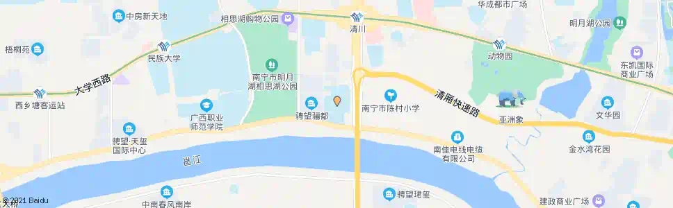 南宁广西华侨学校_公交站地图_南宁公交_妙搜公交查询2025