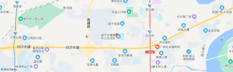 南宁菠萝岭西_公交站地图_南宁公交_妙搜公交查询2025