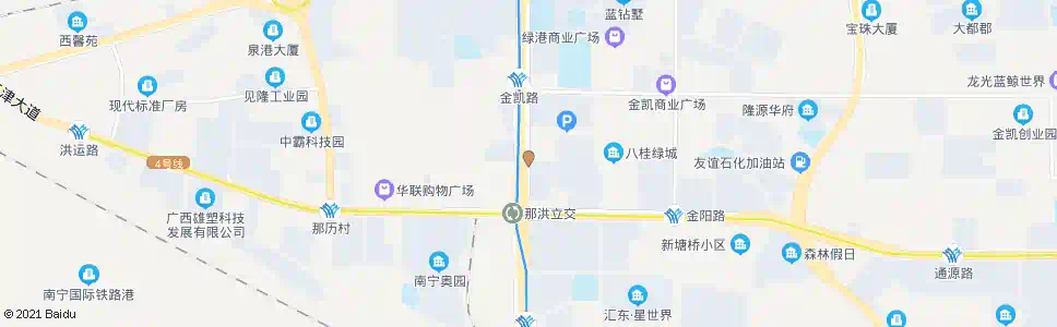 南宁壮锦那洪路口_公交站地图_南宁公交_妙搜公交查询2025