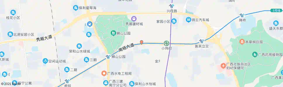 南宁沙江桥_公交站地图_南宁公交_妙搜公交查询2025