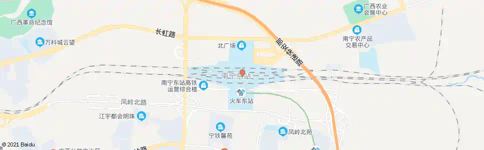 南宁东二里市场_公交站地图_南宁公交_妙搜公交查询2025