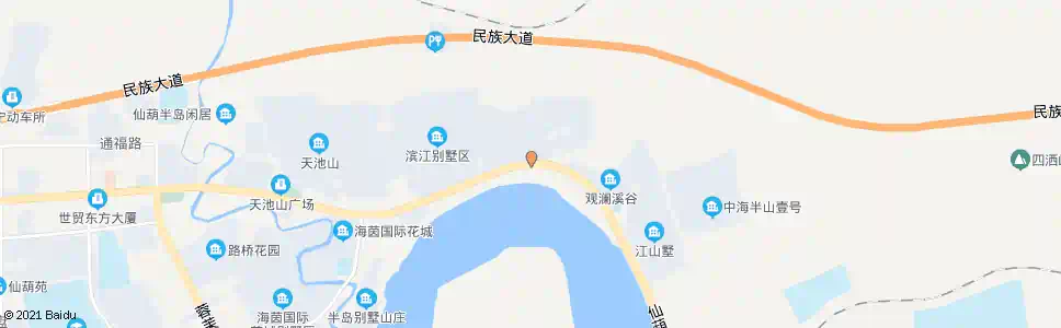 南宁碧丽山庄_公交站地图_南宁公交_妙搜公交查询2025