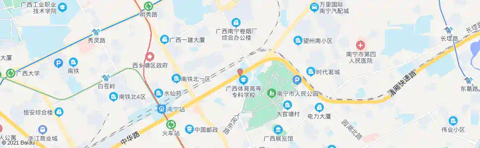 南宁中华北湖路口_公交站地图_南宁公交_妙搜公交查询2025