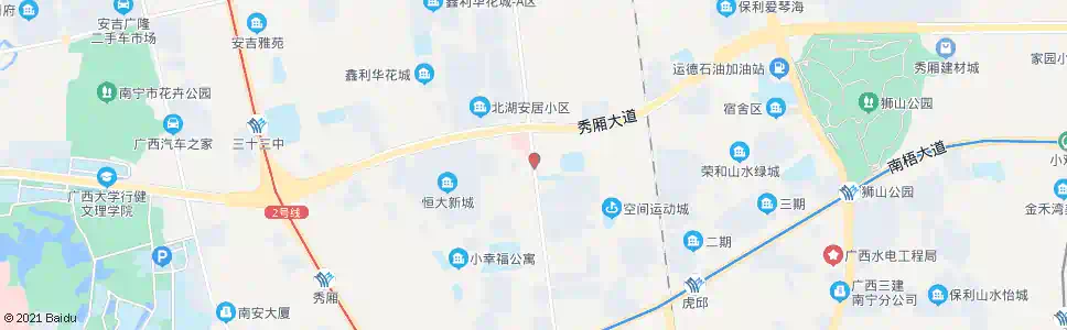 南宁北湖秀厢路口_公交站地图_南宁公交_妙搜公交查询2025