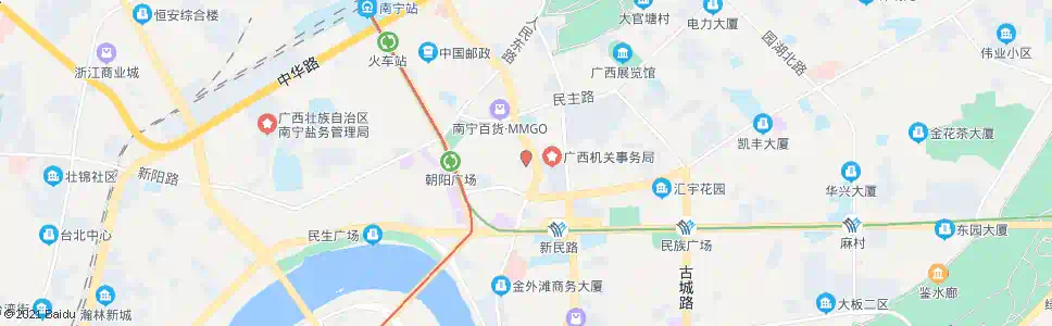 南宁友爱民乐路口_公交站地图_南宁公交_妙搜公交查询2025