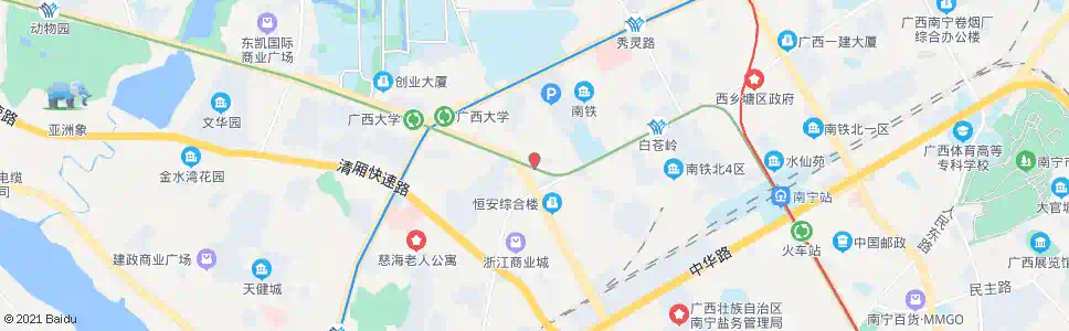 南宁北大客运中心_公交站地图_南宁公交_妙搜公交查询2025