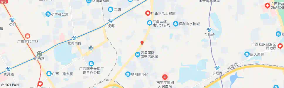 南宁望州路中_公交站地图_南宁公交_妙搜公交查询2025