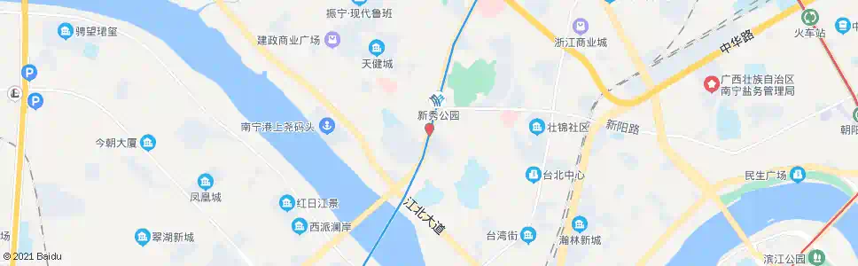 南宁明秀新阳路口_公交站地图_南宁公交_妙搜公交查询2025