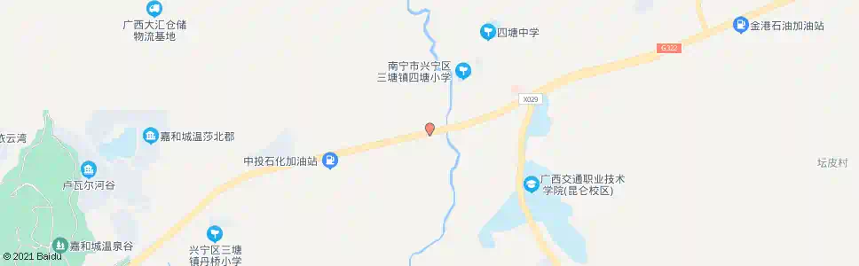 南宁四塘中桥_公交站地图_南宁公交_妙搜公交查询2025