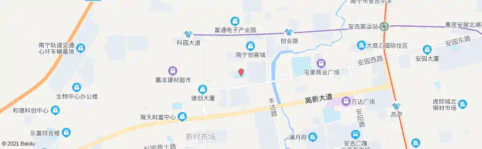 南宁高新小学北校区_公交站地图_南宁公交_妙搜公交查询2025