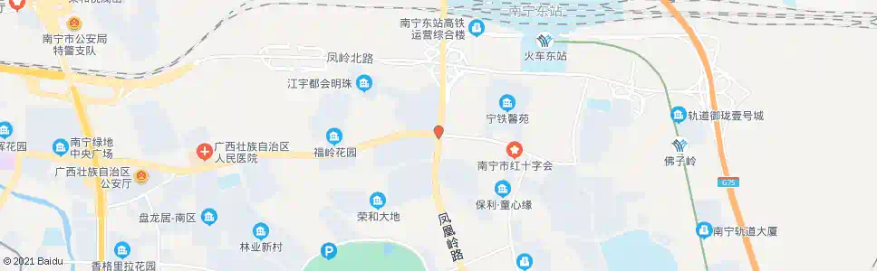 南宁佛子岭凤凰岭路口_公交站地图_南宁公交_妙搜公交查询2025