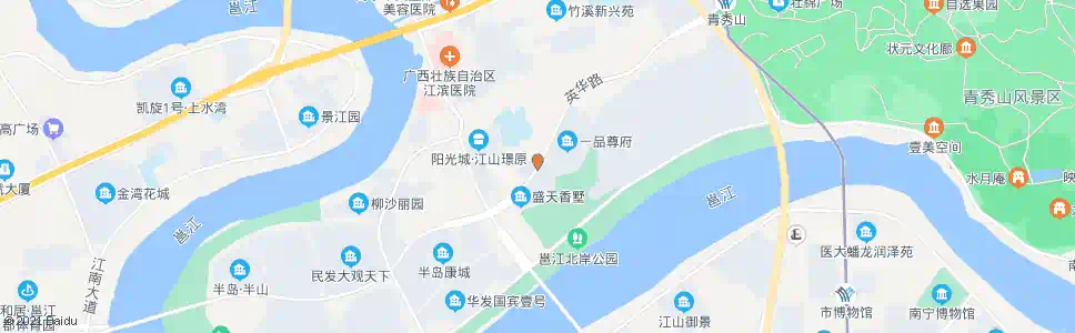 南宁英华路中_公交站地图_南宁公交_妙搜公交查询2025