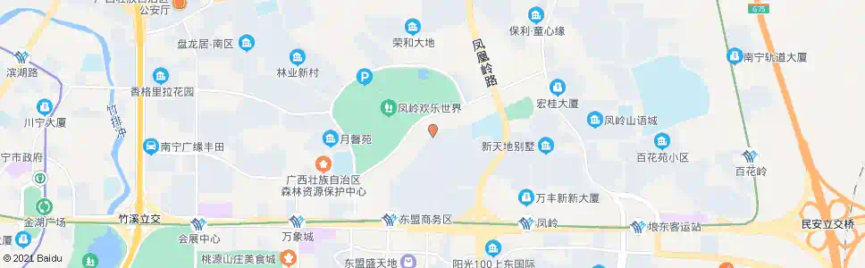 南宁白云路中_公交站地图_南宁公交_妙搜公交查询2025