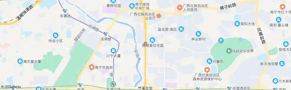 南宁厢竹长湖路口_公交站地图_南宁公交_妙搜公交查询2025