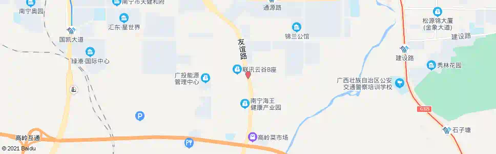 南宁友谊金凯二路口_公交站地图_南宁公交_妙搜公交查询2025