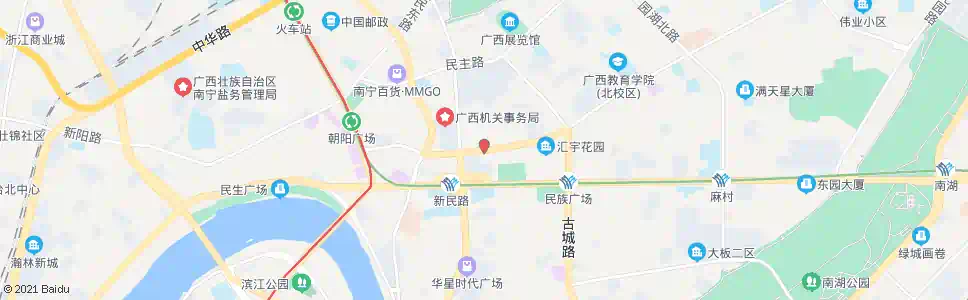 南宁新民东葛路口_公交站地图_南宁公交_妙搜公交查询2025