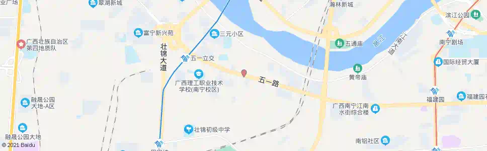 南宁博艺路中_公交站地图_南宁公交_妙搜公交查询2025