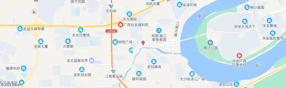 南宁盘岭路中_公交站地图_南宁公交_妙搜公交查询2025