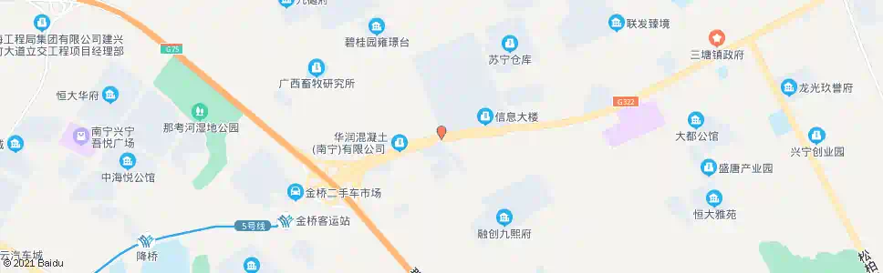 南宁金桥农产品市场南门_公交站地图_南宁公交_妙搜公交查询2025