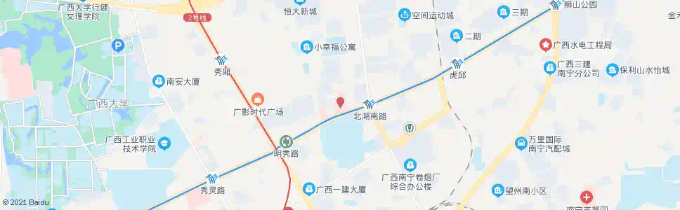 南宁广西民族医院_公交站地图_南宁公交_妙搜公交查询2025