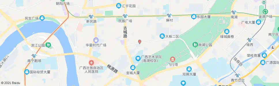 南宁星湖北一里路口_公交站地图_南宁公交_妙搜公交查询2025