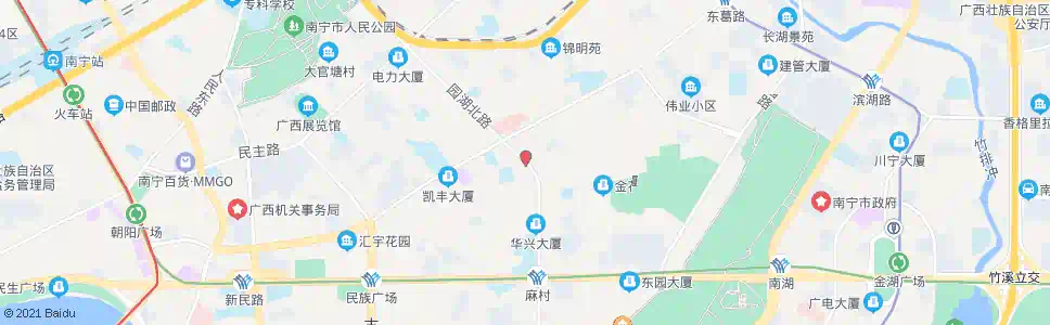南宁园湖东葛路口_公交站地图_南宁公交_妙搜公交查询2025