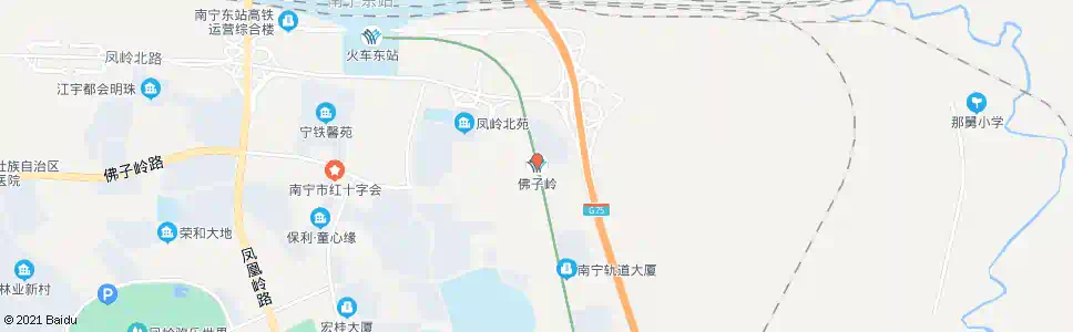 南宁佛子岭_公交站地图_南宁公交_妙搜公交查询2025