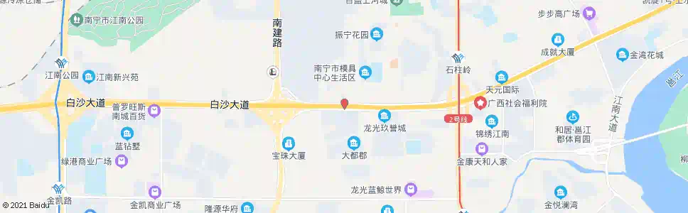 南宁白沙石柱岭路口_公交站地图_南宁公交_妙搜公交查询2025