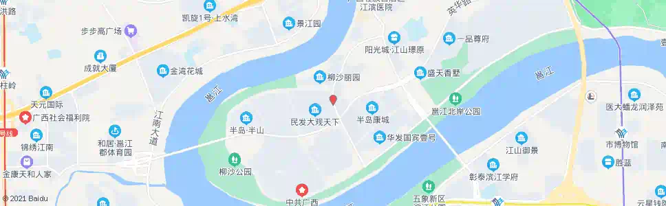 南宁柳沙英华路口_公交站地图_南宁公交_妙搜公交查询2025