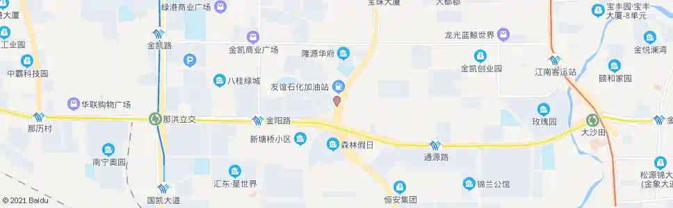 南宁洞岭友谊路口_公交站地图_南宁公交_妙搜公交查询2025