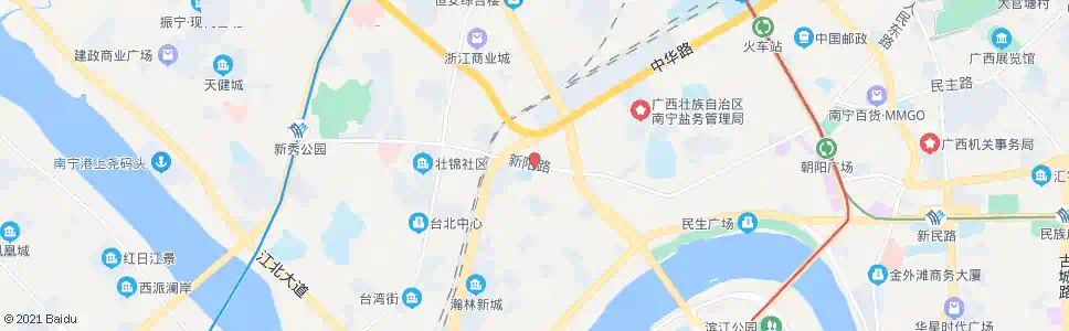 南宁新阳立交_公交站地图_南宁公交_妙搜公交查询2025