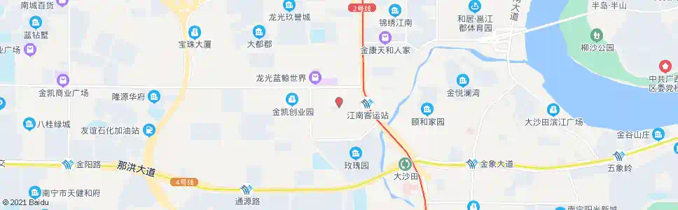 南宁朋云长凯路口_公交站地图_南宁公交_妙搜公交查询2025