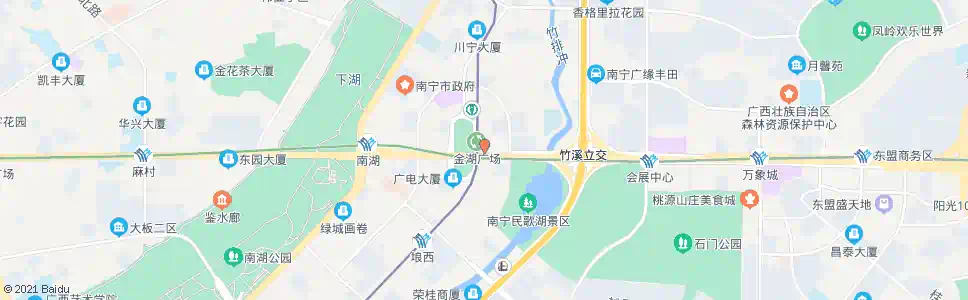 南宁金湖广场站_公交站地图_南宁公交_妙搜公交查询2025
