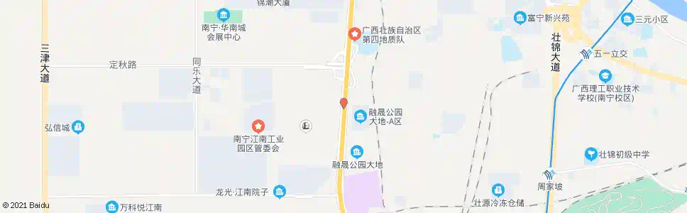 南宁沙井大道中(沙井商贸城)_公交站地图_南宁公交_妙搜公交查询2025