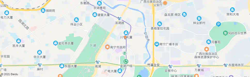 南宁金湖祥宾路口_公交站地图_南宁公交_妙搜公交查询2025