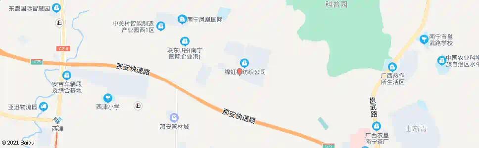南宁园艺路北_公交站地图_南宁公交_妙搜公交查询2025