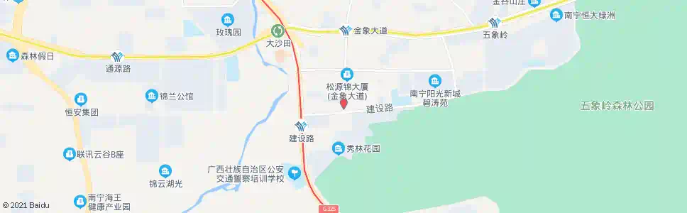 南宁金象建设路口_公交站地图_南宁公交_妙搜公交查询2025